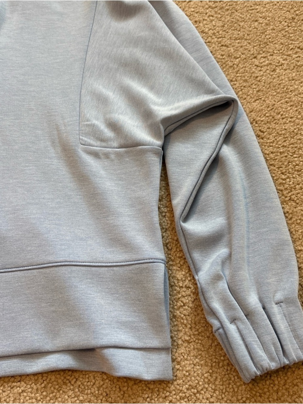Peter Millar Flora Half-Zip Light Blue Zip-Up Top - Picture 3 of 6